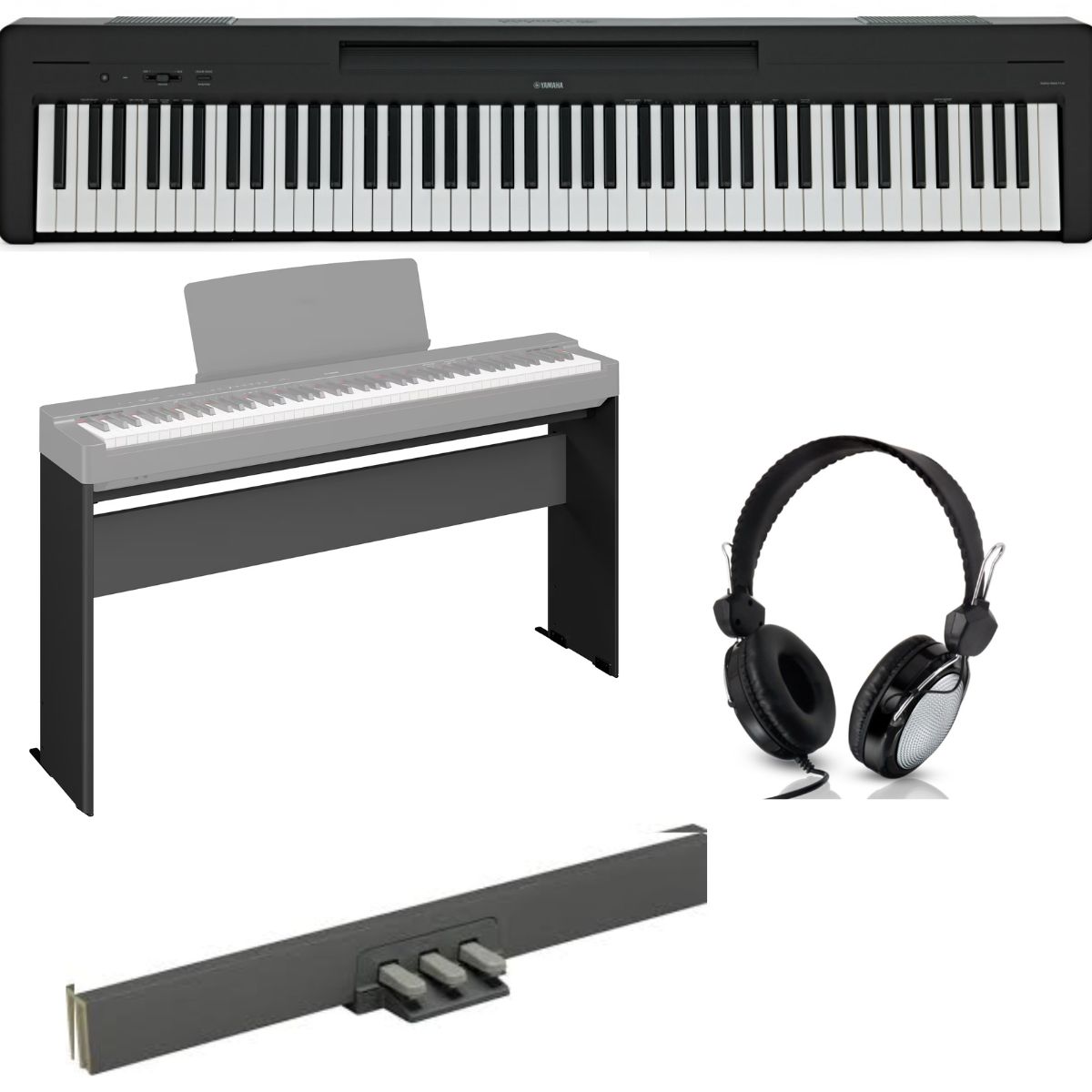 Yamaha P-145 Bundle | Piano |Yamaha Stand and Pedals | Headphones | Waltons Music Yamaha P-145 Bundle | Piano  |Yamaha Stand and Pedals | Headphones