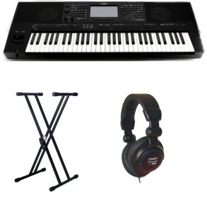 Yamaha PSR-SX900-1 Economy Bundle with X Stand and Headphones