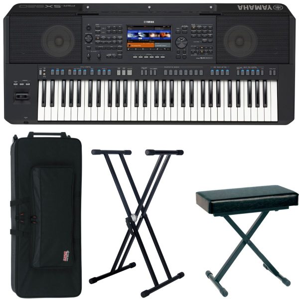 Yamaha PSR-SX920-3 Deluxe Bundle with Stand, Bench and Keyboard Case