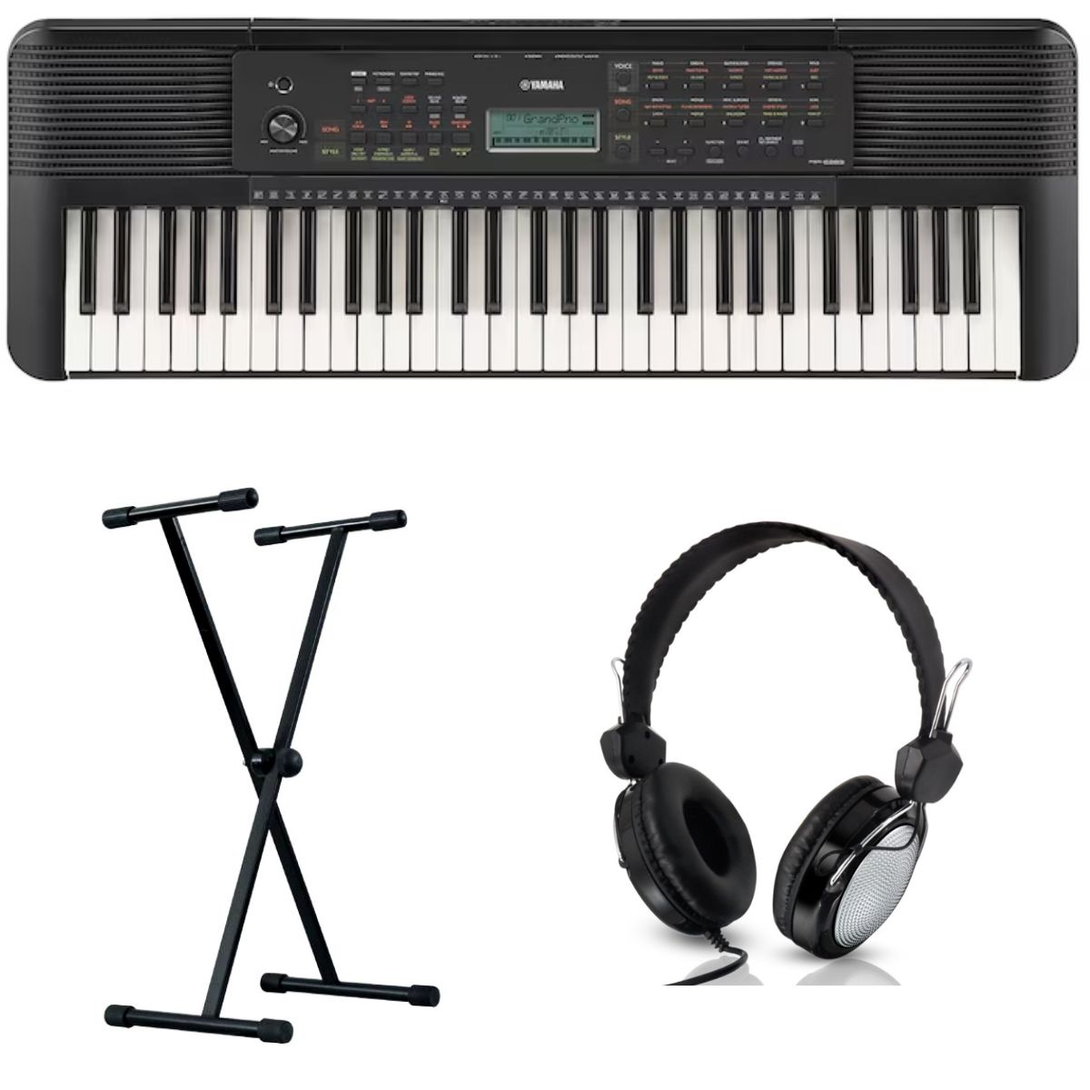 Yamaha PSR-E283 Economy Bundle , (Keyboard , Stand + Headphones ) | Waltons Music Yamaha PSR-E283 Economy Bundle , (Keyboard , Stand + Headphones )