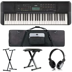 Yamaha PSR-E283 Deluxe Bundle |Keyboard, Stand, Bench, Bag, Headphones