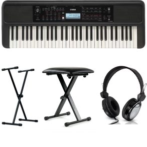 Yamaha PSR-E383-Standard Bundle | Keyboard , Stand ,Bench, Headphones