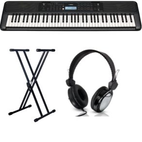 Yamaha PSR EW320-1 Economy Keyboard Bundle with Stand and Headphones