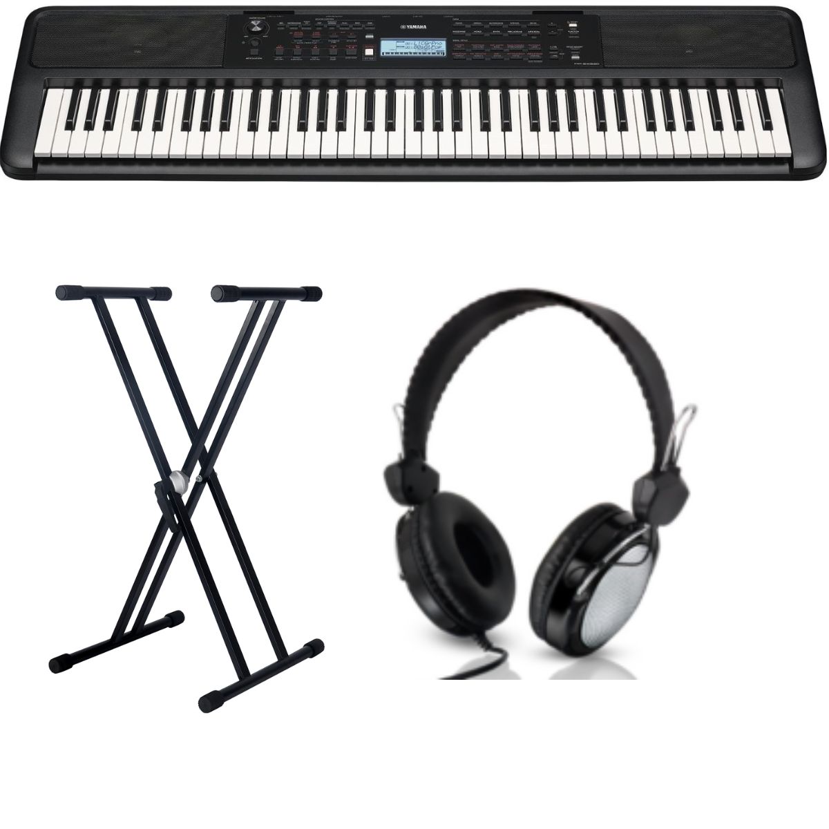 Yamaha PSR EW320-1 Economy Keyboard Bundle with Stand and Headphones | Waltons Music Yamaha PSR EW320-1 Economy Keyboard Bundle with Stand and Headphones
