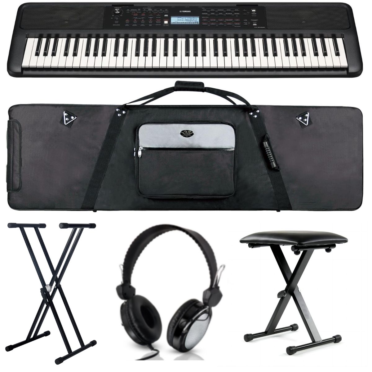 Yamaha PSR EW320-3 Deluxe Keyboard Bundle, Stand, Bench, Headphones, Gigbag | Waltons Music Yamaha PSR EW320-3 Deluxe Keyboard Bundle, Stand, Bench, Headphones, Gigbag