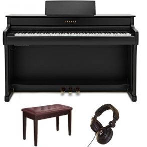 Yamaha CLP835 Piano Bundle with Stool and Headphones | Rosewood