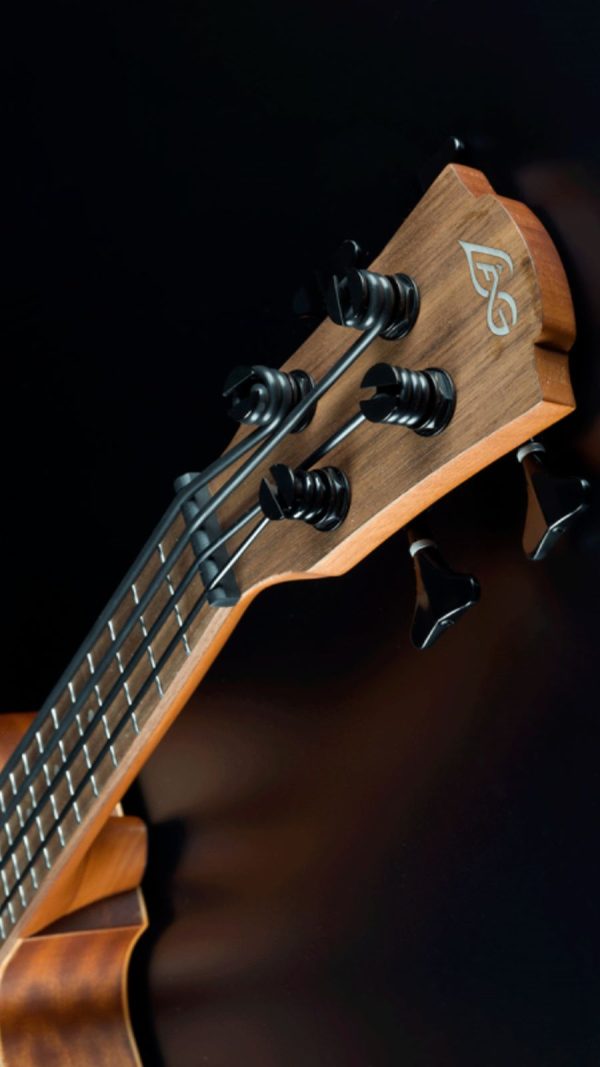 Tiki Uku TKB150CE | Bass Ukulele with Pickup | Solid Spruce - Image 6