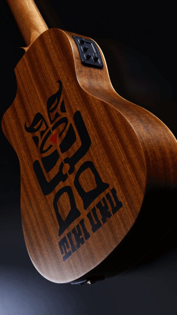 Tiki Uku TKB150CE | Bass Ukulele with Pickup | Solid Spruce - Image 5