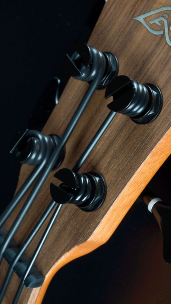 Tiki Uku TKB150CE | Bass Ukulele with Pickup | Solid Spruce - Image 4