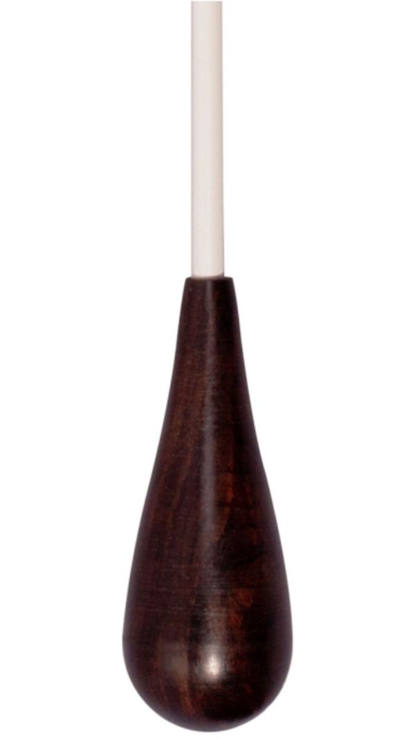 Montford MFBE16P Baton | 16″ White Lacquer shaft | Ebony | Pear