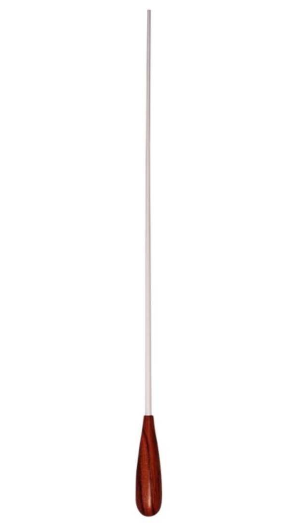 Montford MFBP14T Baton | 14″ White Lacquer shaft | Pau Rosa Taper - Image 2