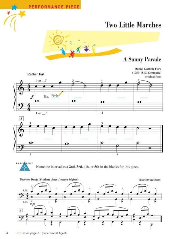 Piano Adventures All-In-Two Level 1 Tech. & Perf. - Image 4