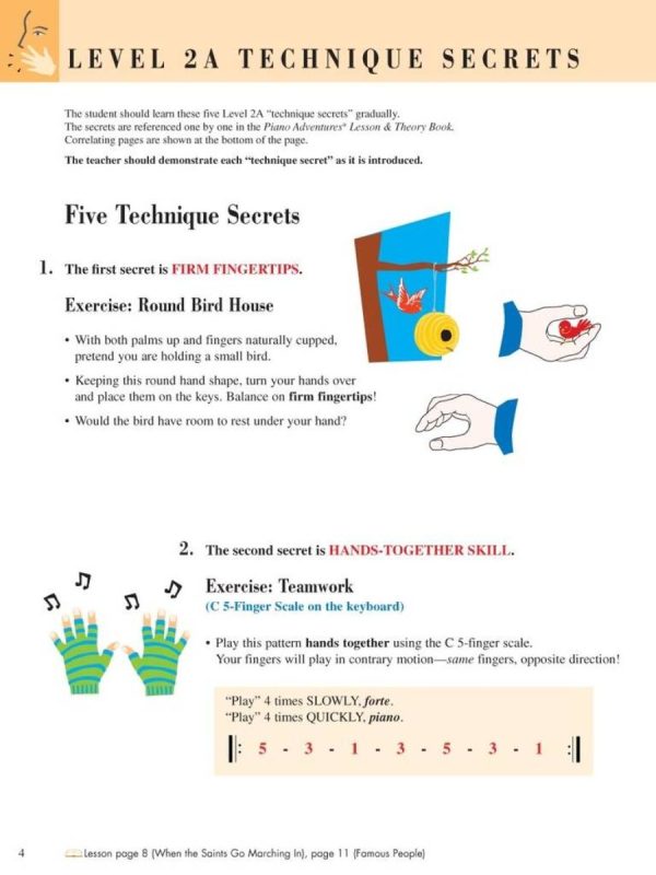 Piano Adventures All-In-Two Level 2A | Technique & Performance - Image 5