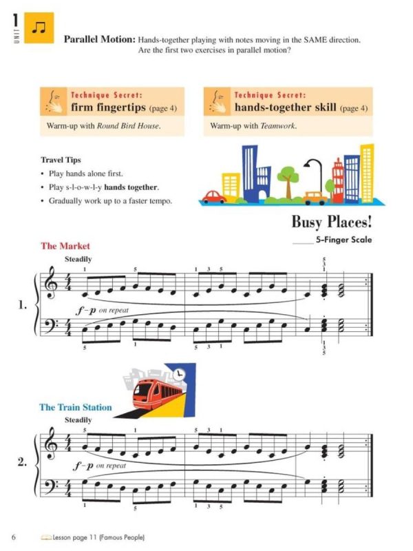 Piano Adventures All-In-Two Level 2A | Technique & Performance - Image 3