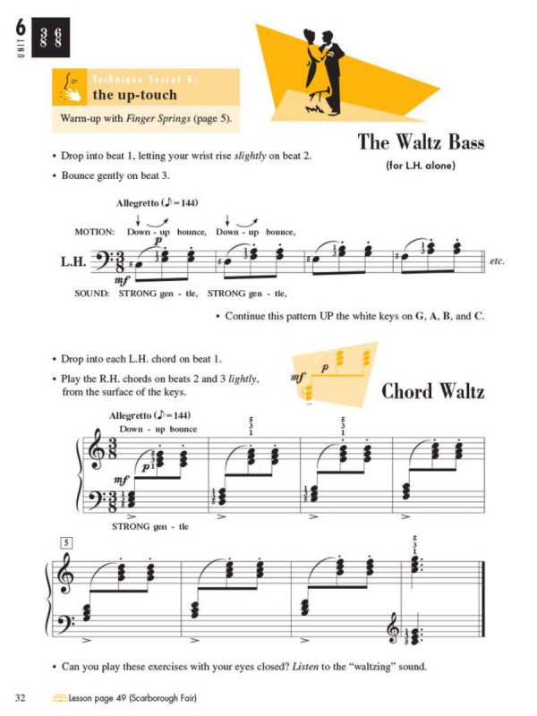 Piano Adventures All-In-Two | Level 3 Technique & Performance - Image 4