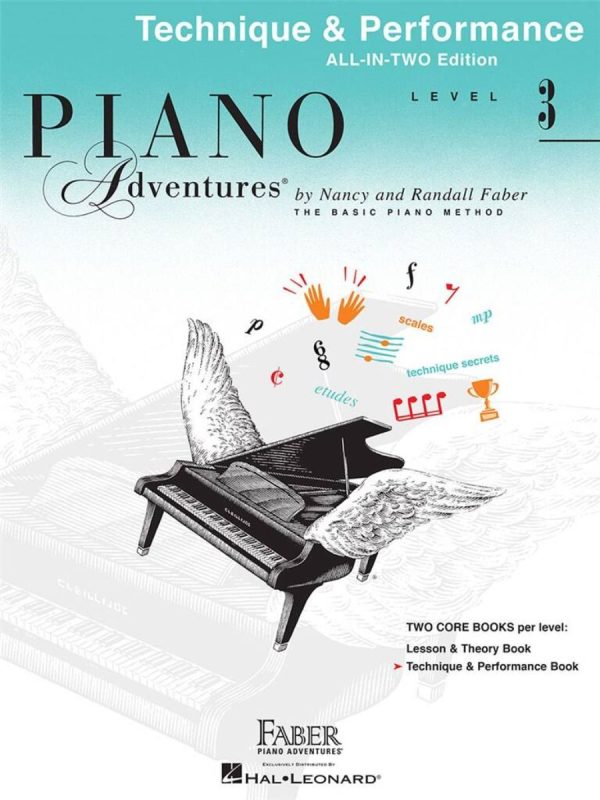 Piano Adventures All-In-Two | Level 3 Technique & Performance