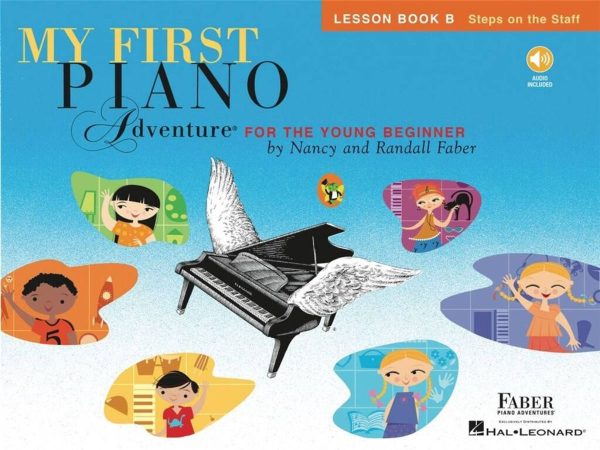 My First Piano Adventure Lesson Book B | Staff Reading