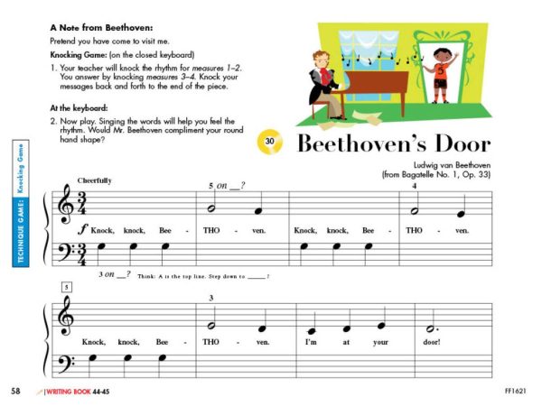 My First Piano Adventure Lesson Book B | Staff Reading - Image 2