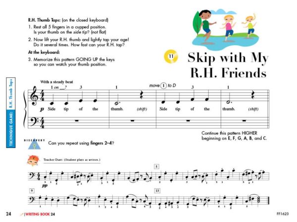 My First Piano Adventure Lesson Book C | Staff reading continued - Image 5