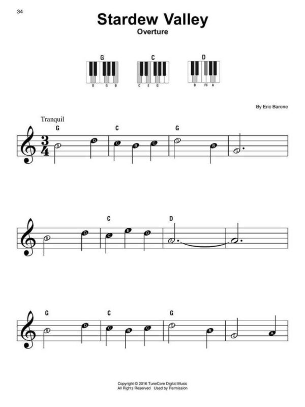 Video Game Music | Super Easy Songbook | 24 Titles | Piano Solo - Image 6
