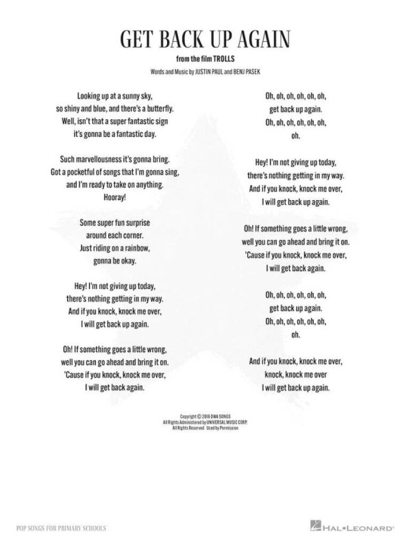 Pop Songs for Primary Schools | 18 Popular Songs for Primary Voices - Image 4
