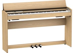 Roland F-701 Digital Piano | Light Oak
