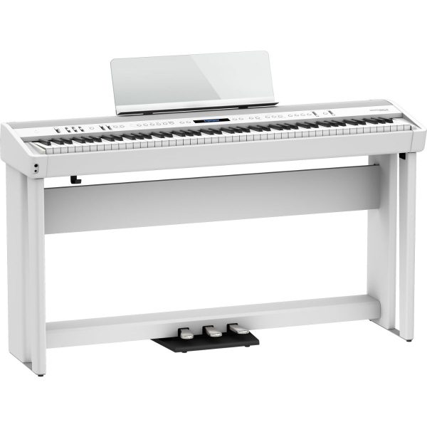 Roland FP90X Piano Bundle with Roland Stand + Pedals | Stool | White - Image 7