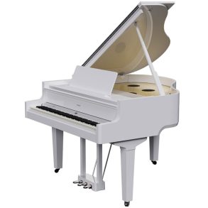 Roland GP-9M| Flagship Baby Grand Style Piano  | Polished White | BUNDLE