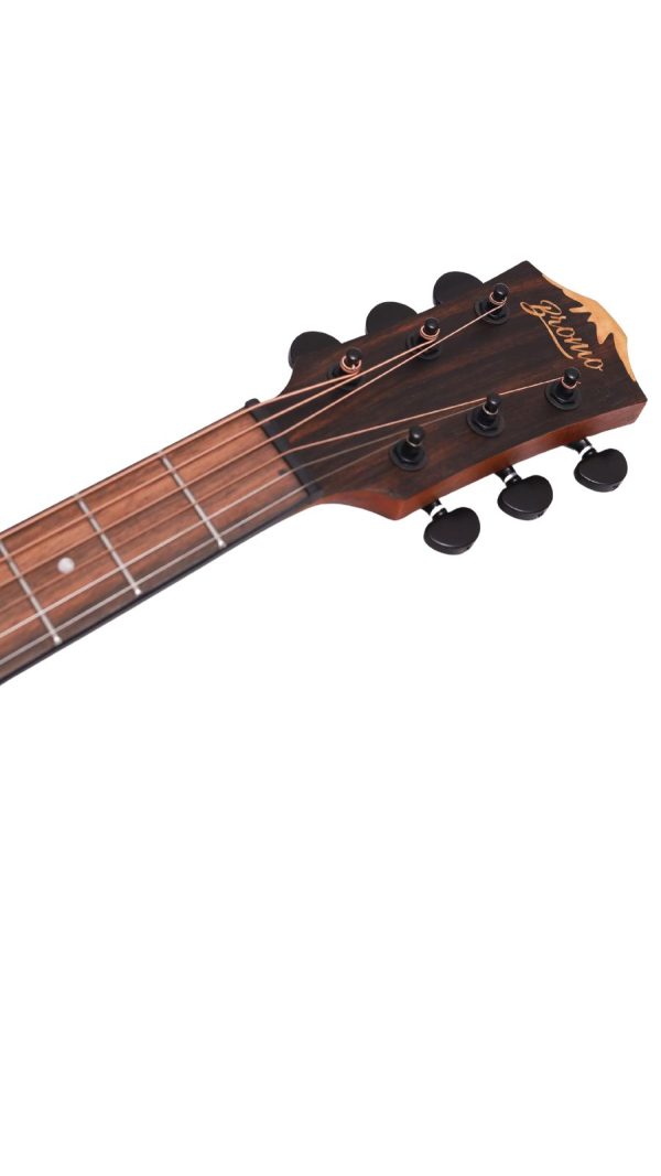 Bromo BAA8S | Mini Jumbo guitar | Solid Spruce top | Layered Mahogany back and sides - Image 6