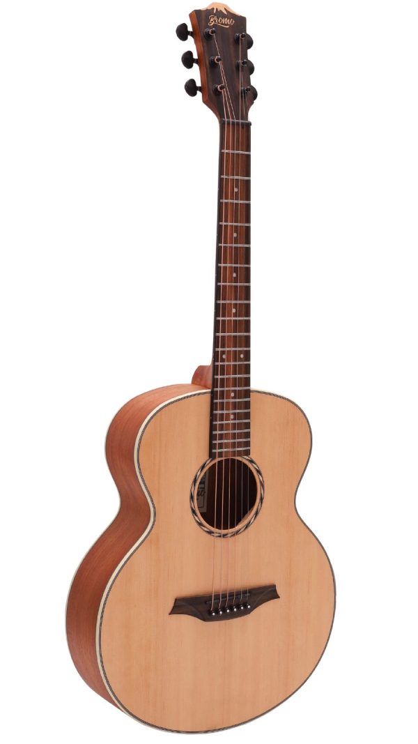 Bromo BAA8S | Mini Jumbo guitar | Solid Spruce top | Layered Mahogany back and sides