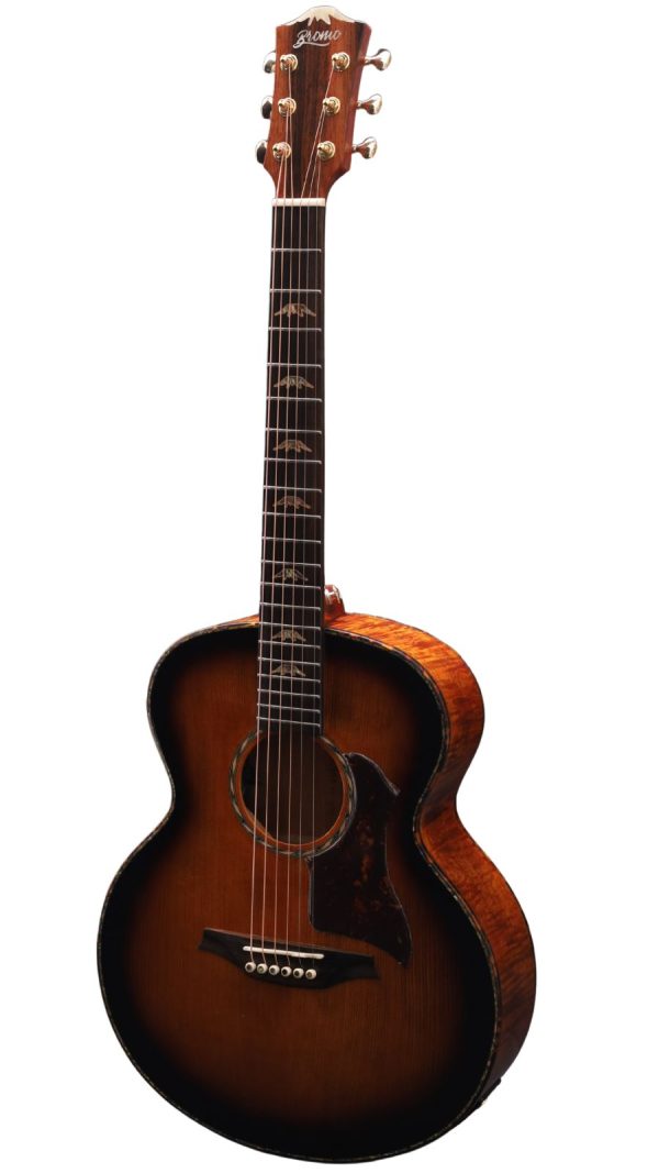 Bromo BAN8E | Mini Jumbo with Fishman Sonitone | Vintage Sunburst