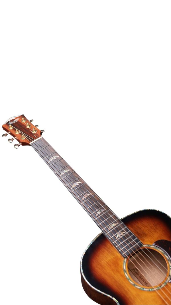 Bromo BAN8E | Mini Jumbo with Fishman Sonitone | Vintage Sunburst - Image 3
