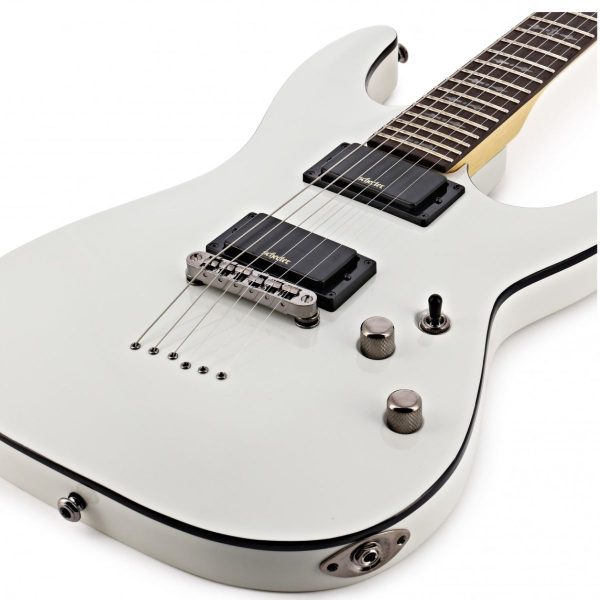 Schecter 3244 | Demon 6 Electric Guitar in Vintage White Finish. - Image 7