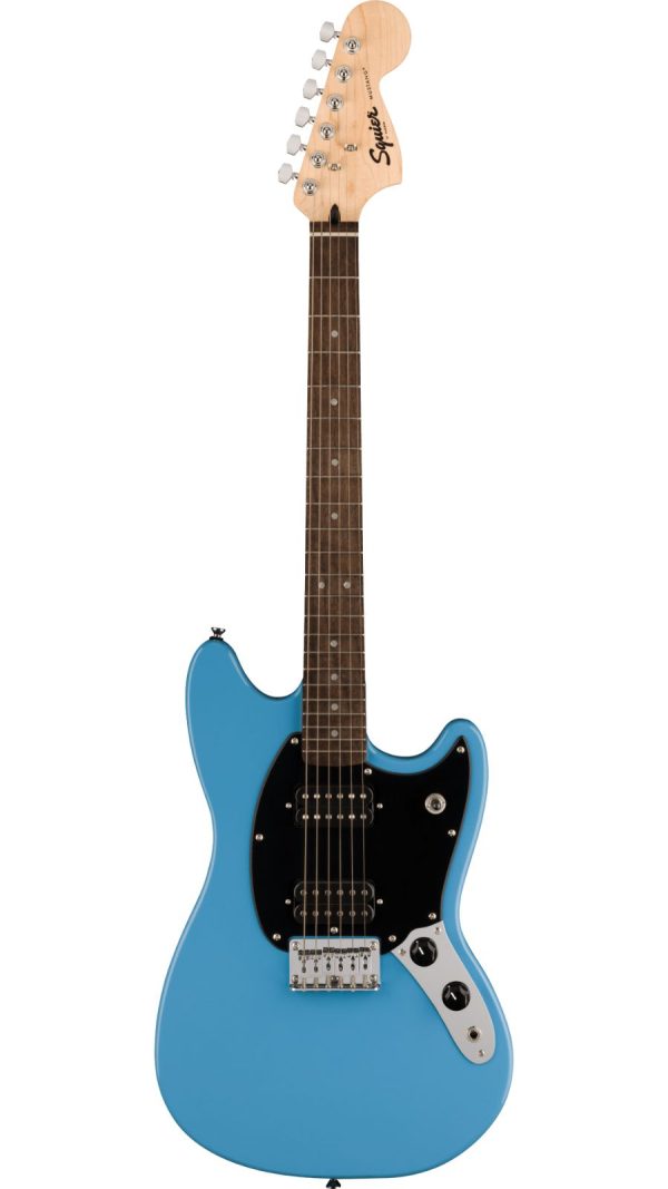 Squier Sonic® Mustang® HH, Laurel Fingerboard, Black Pickguard, California Blue