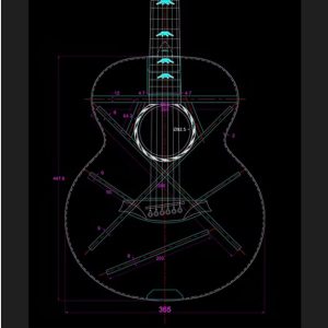 Bromo BAA8S | Mini Jumbo guitar | Solid Spruce top | Layered Mahogany back and sides