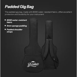 Bromo BAA8S | Mini Jumbo guitar | Solid Spruce top | Layered Mahogany back and sides