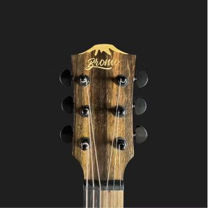 Bromo BAT8ME-BK | Mini Jumbo Electro-Acoustic | Solid Mahogany Top | Black Top
