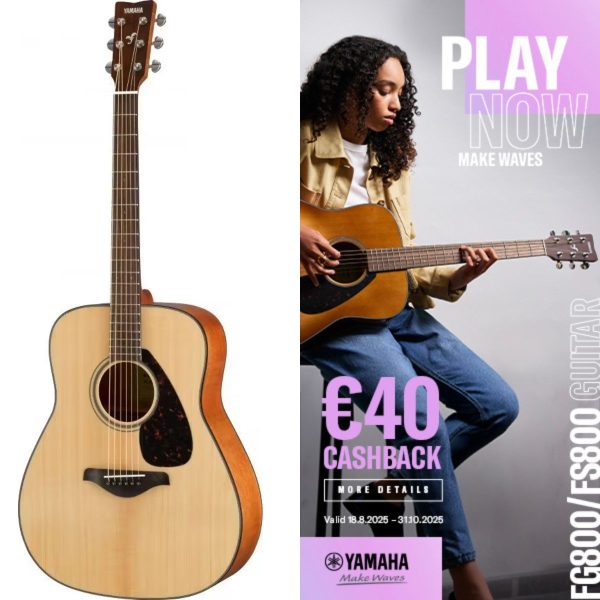 Yamaha FG800 | Acoustic Guitar | Natural | See CASHBACK offer
