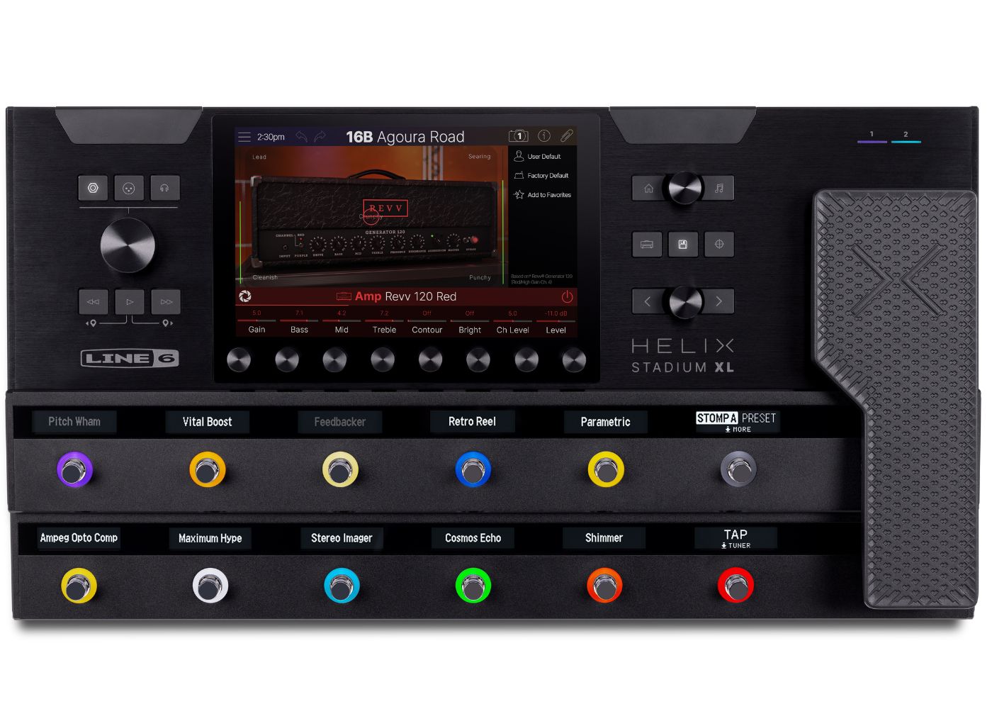 Line 6 Helix Stadium floor XL | Performance Workstation | Waltons Music Line 6 Helix Stadium floor XL | Performance Workstation - Image 2