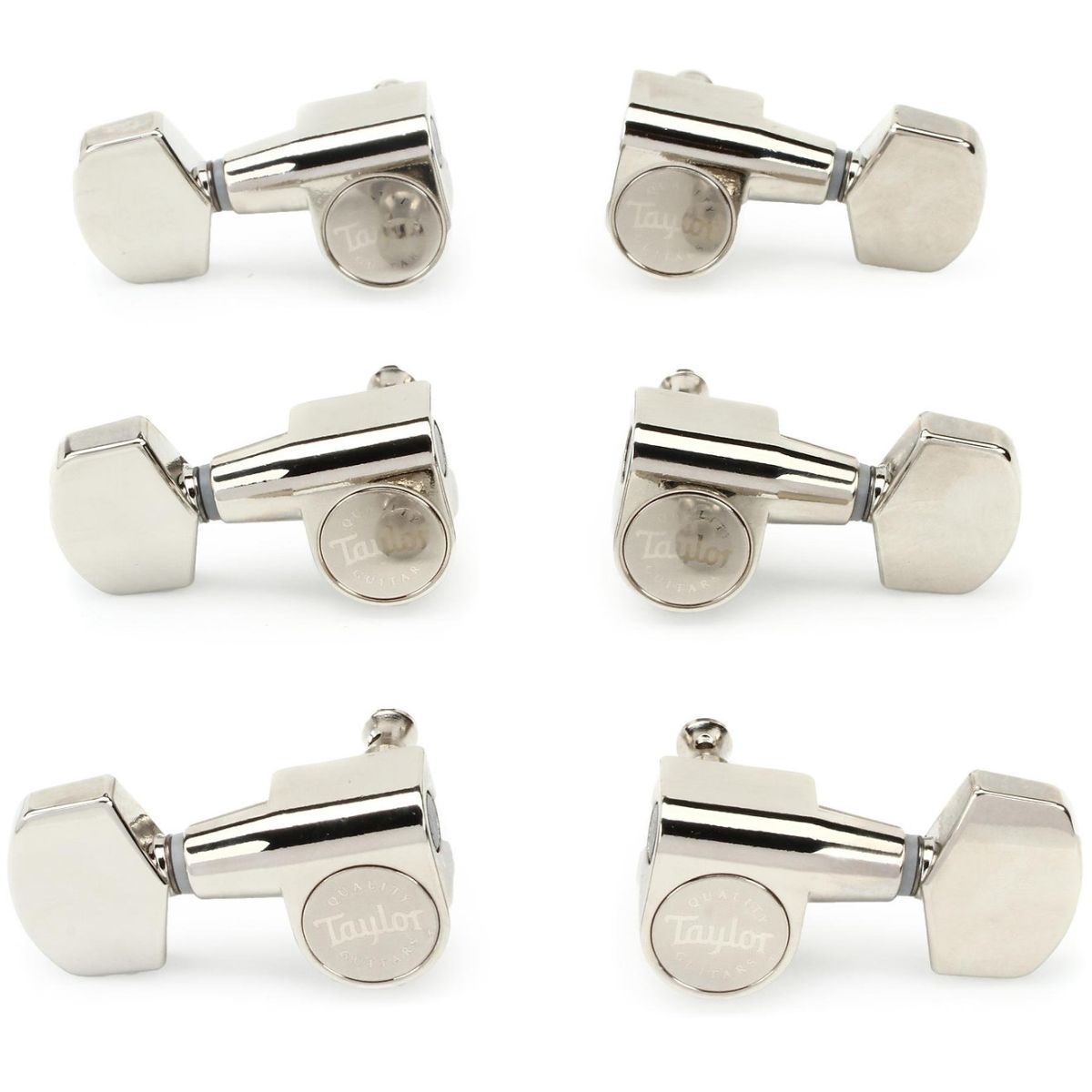 Taylor 181PN | Set of 6 Guitar Tuners | Ratio 1:18 | Polished Nickel | Waltons Music Taylor 181PN | Set of 6 Guitar Tuners | Ratio 1:18 | Polished Nickel - Image 2