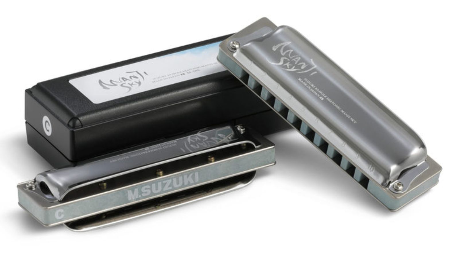 Suzuki M-20S | Manji SKY 10 hole Diatonic Harmonica Key A | Waltons Music Suzuki M-20S | Manji SKY 10 hole Diatonic Harmonica Key G