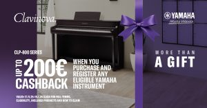Yamaha CLP845 Deluxe Piano Bundle with Adjustable stool and Headphones |Wh-Birch | Cashback Offer | Waltons Music Yamaha CLP845 Deluxe Piano Bundle with Adjustable stool and Headphones |Wh-Birch | Cashback Offer