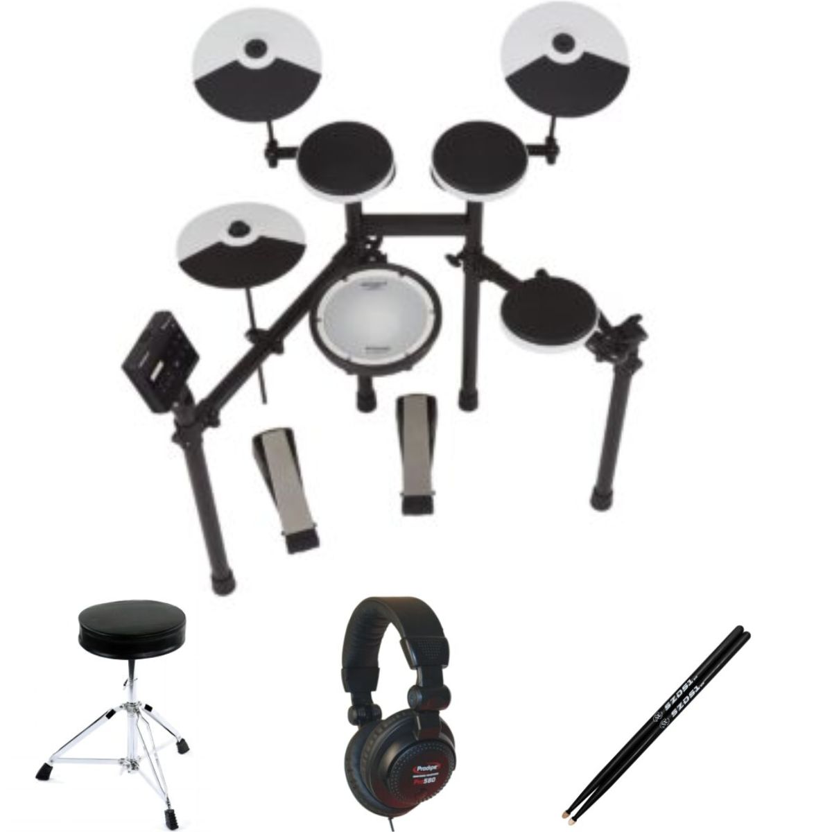 Roland TD02KV-B2 | Deluxe Drum Kit Bundle | Stool, Bass Drum Pedal, Headphones, sticks | Waltons Music Roland TD02KV-B2 | Deluxe Drum Kit Bundle | Stool, Bass Drum Pedal, Headphones, sticks