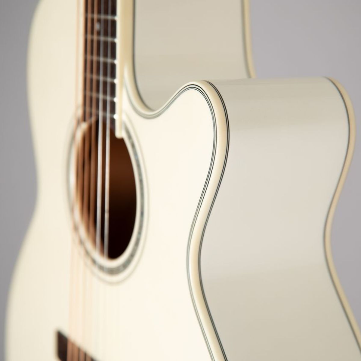 Takamine GN37CE-PW | Electro-Acoustic Guitar | Pearl White | Waltons Music Takamine GN37CE-PW | Electro-Acoustic Guitar | Pearl White - Image 2