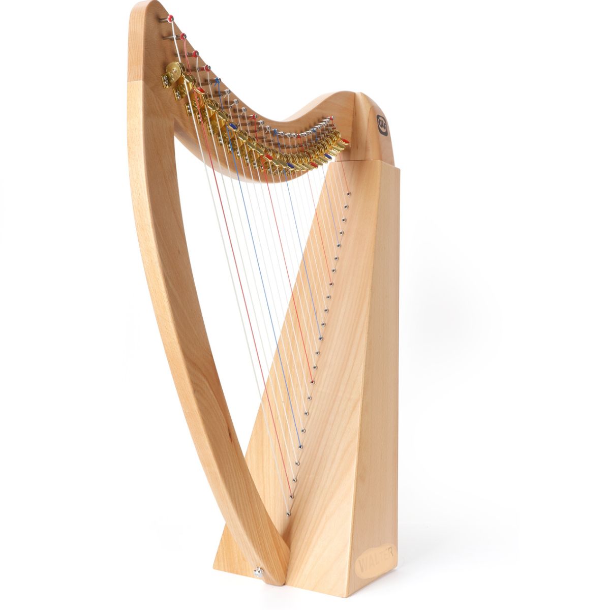 Waltons WH-23BH | 23 Nylon string Harp | Semi tone Levers | Carry Bag | Natural | Waltons Music Waltons WH-23BH | 23 Nylon string Harp | Semi tone Levers | Carry Bag | Natural