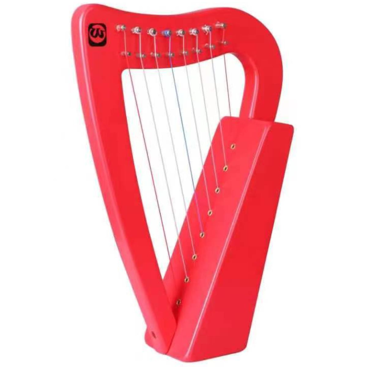 Waltons WH-8 | 8 string baby Harp | Red | Waltons Music Waltons WH-8 | 8 string baby Harp | Red