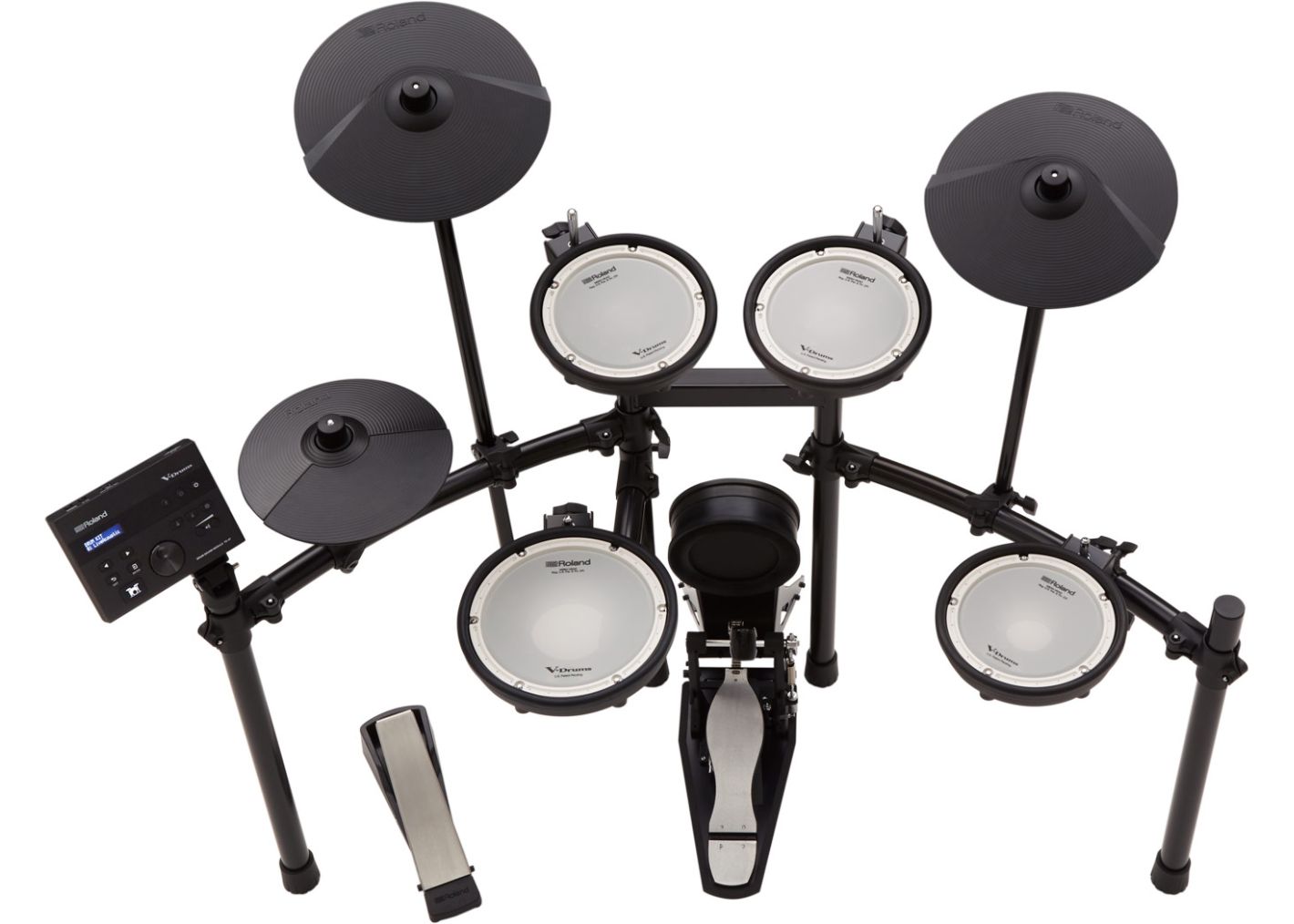 Roland TD07KV-B1 | Drum Kit Bundle | Stool, Bass Drum Pedal, Headphones, sticks | Waltons Music Roland TD07KV-B2 | Deluxe Drum Kit Bundle | Stool, Bass Drum Pedal, Headphones, sticks
