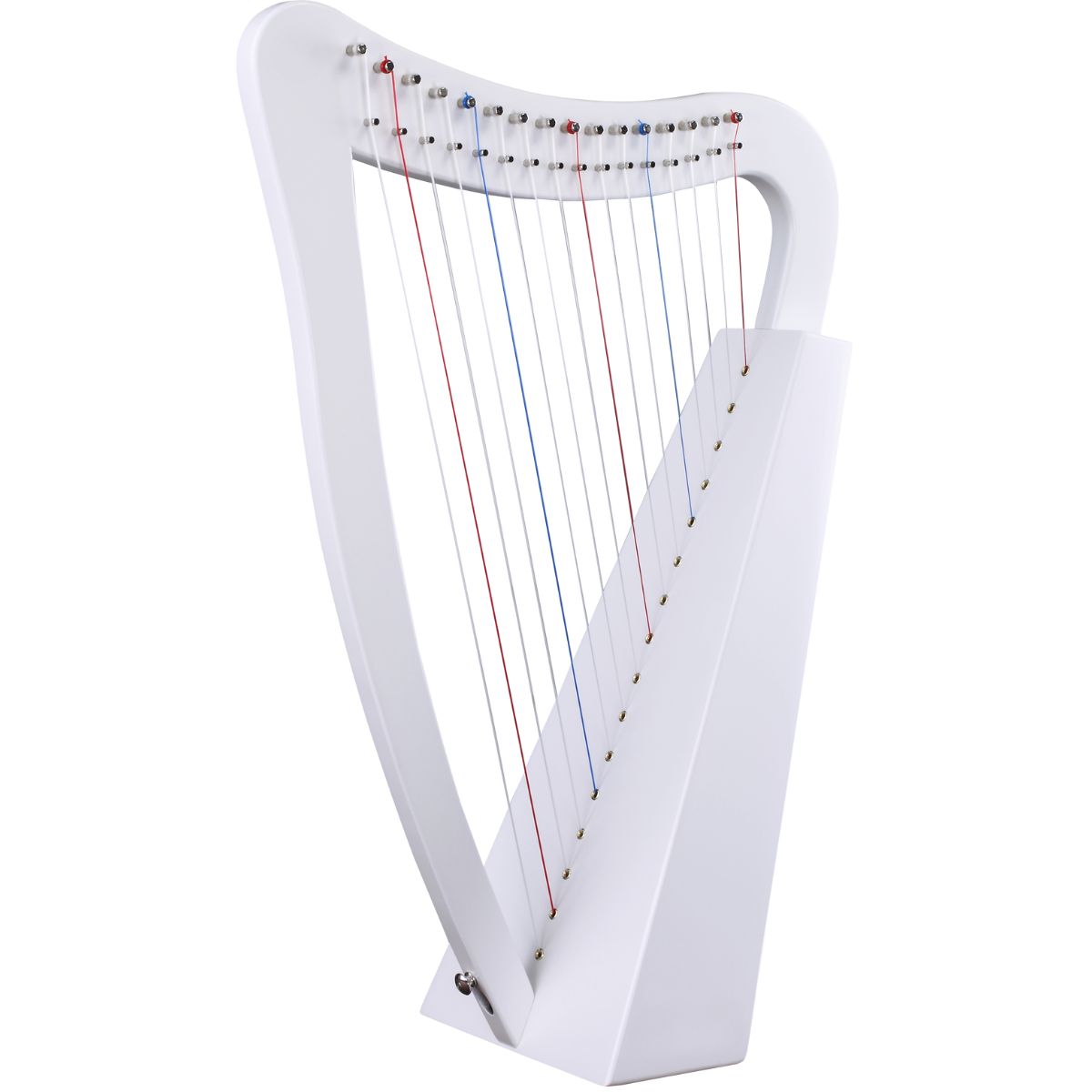 Waltons WH-16 | 16 Nylon string elementary Harp | B to C | White | Waltons Music Waltons WH-16 | 16 Nylon string elementary Harp | B to C | White