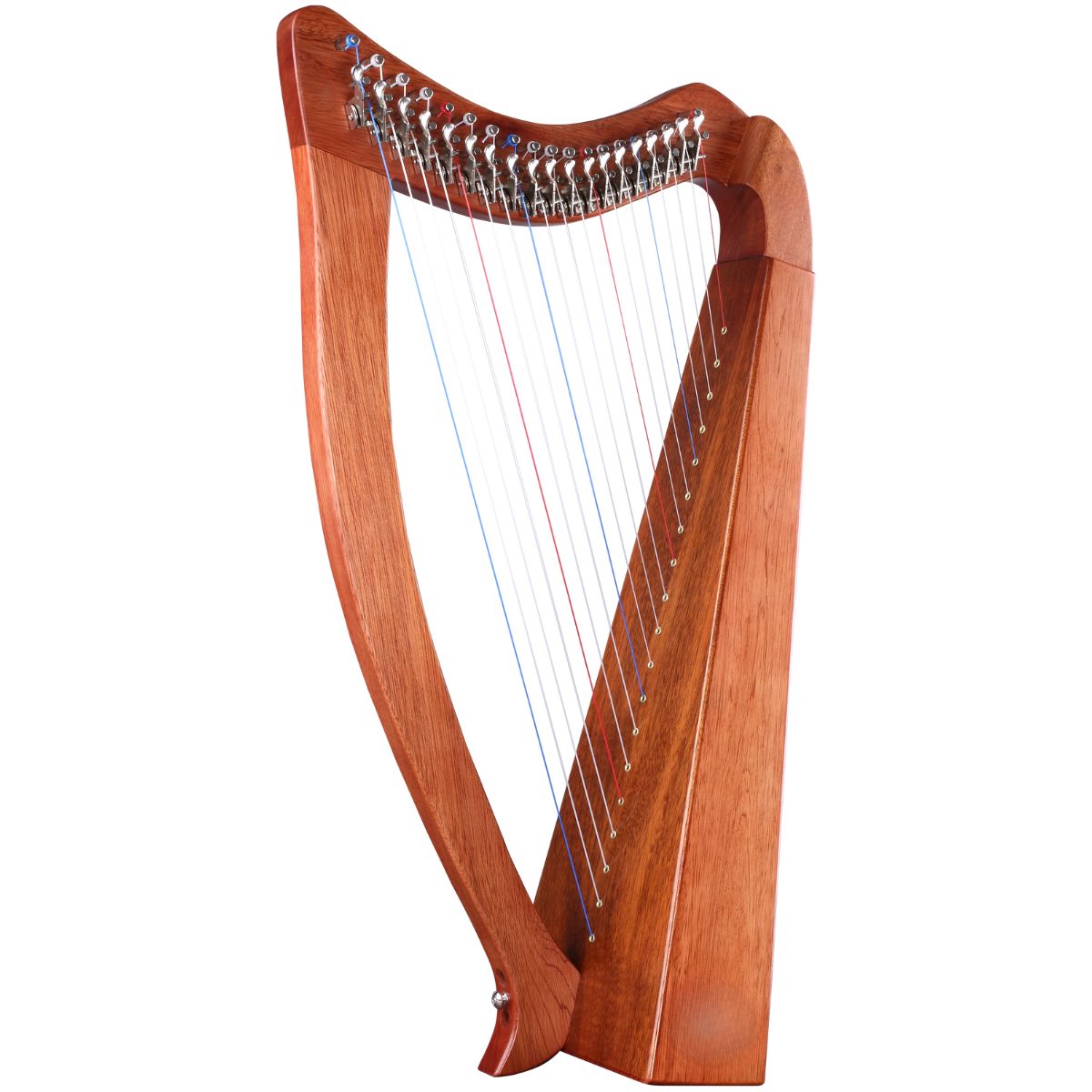 Waltons WH-19 | 19 Nylon string elementary Harp | Levers | F to C | Mahogany | Waltons Music Waltons WH-19 | 19 Nylon string elementary Harp | Levers | F to C | Mahogany
