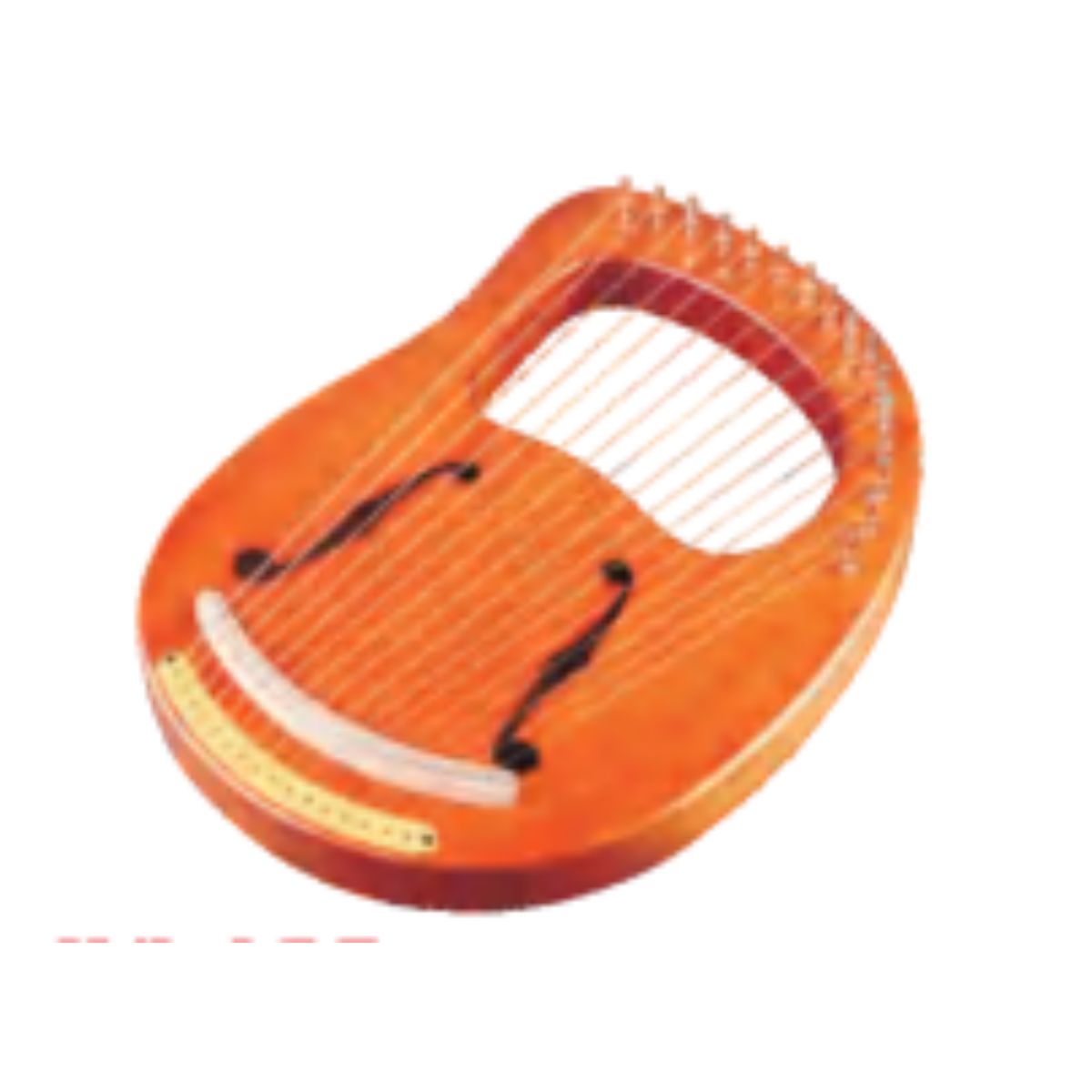 Waltons WL-16F portable Lyre harp | 16 string | Mahogany Finish | Waltons Music Waltons WL-16F portable Lyre harp | 16 string | Mahogany Finish - Image 2